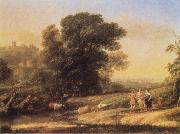 Claude Lorrain Landscape with Cephalus and Procris reunited by Diana oil painting picture wholesale